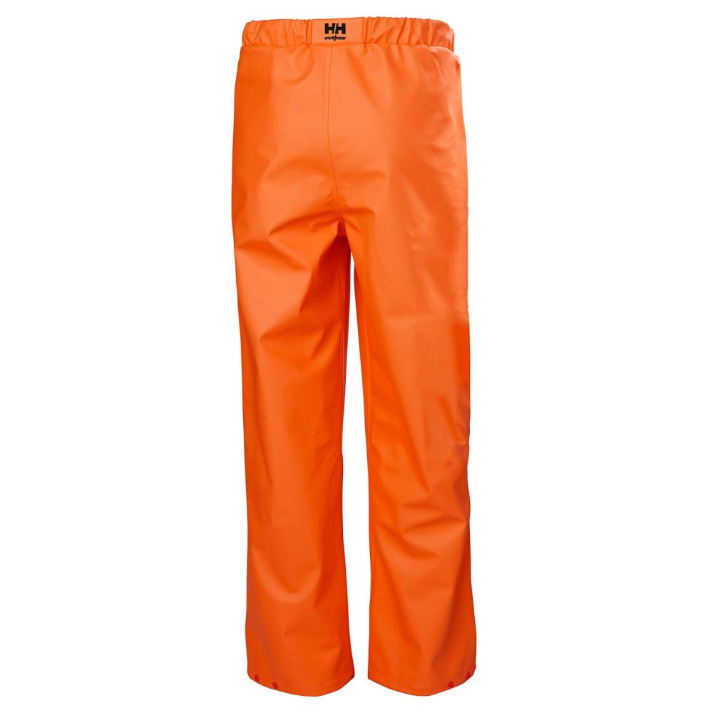 Helly Hansen PU Gale Waterproof Rain Pant Dark Orange Small - Ascmtools