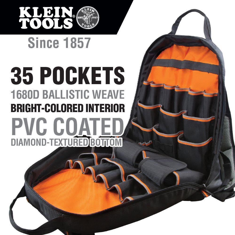 Klein Tools Tradesman Pro Tool Gear Backpack - Ascmtools