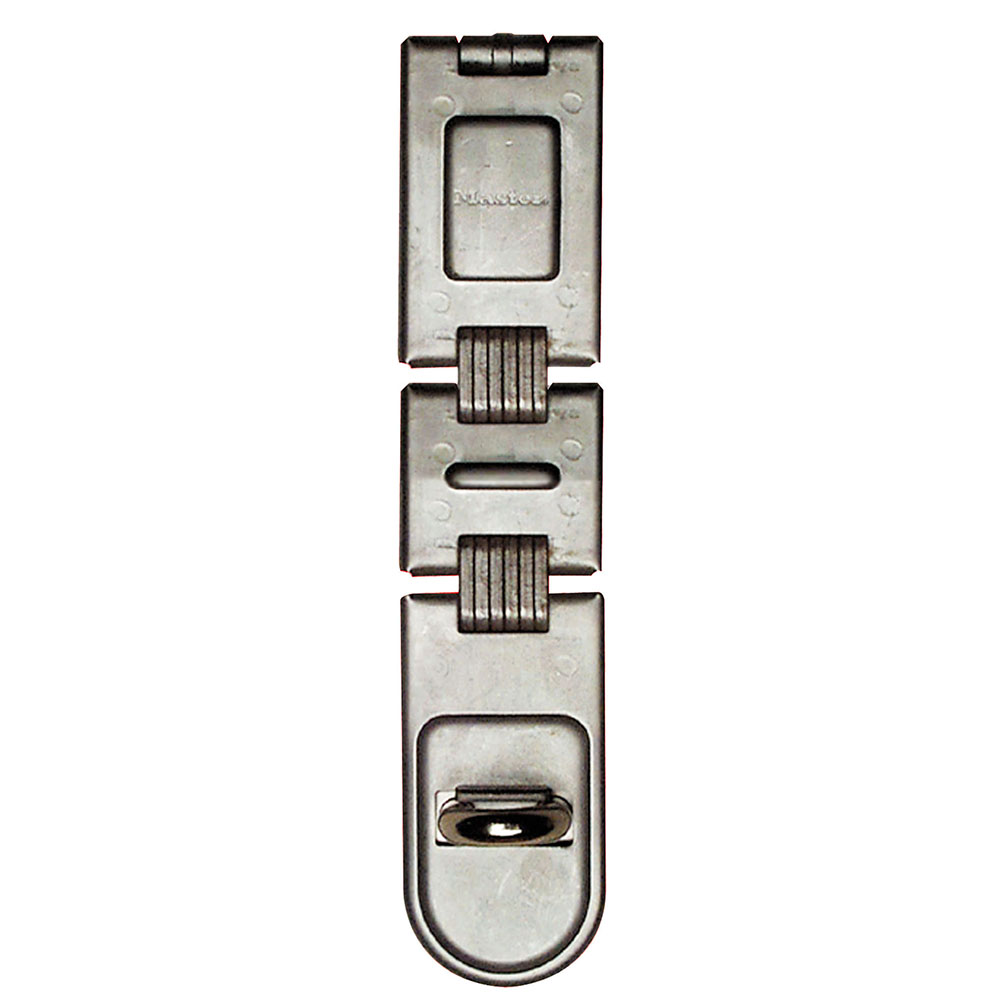 Master Lock Hasp 7 3/4″ Hardened Steel Double Hinge Safety 1pk - Ascmtools
