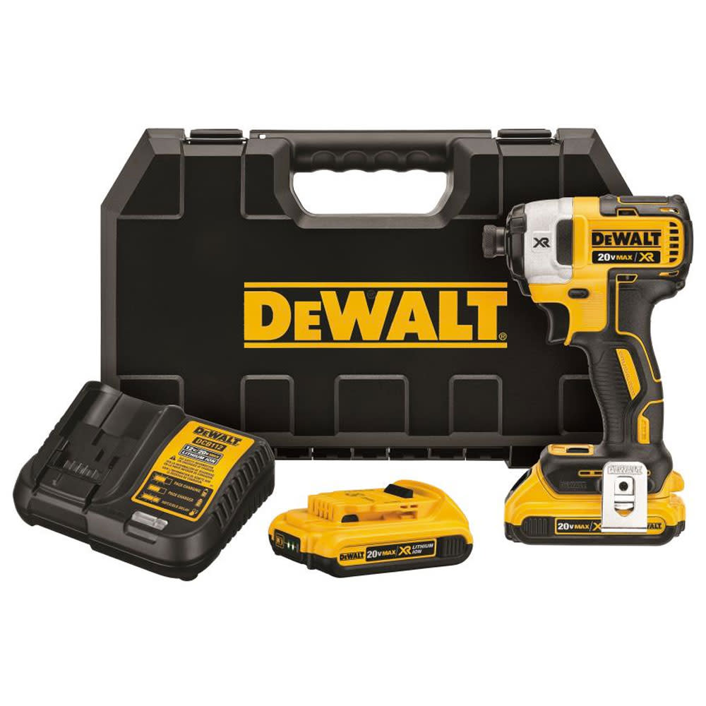 DEWALT 20 V MAX XR Brushless 1/4 In. 3-Speed Impact Driver - Ascmtools