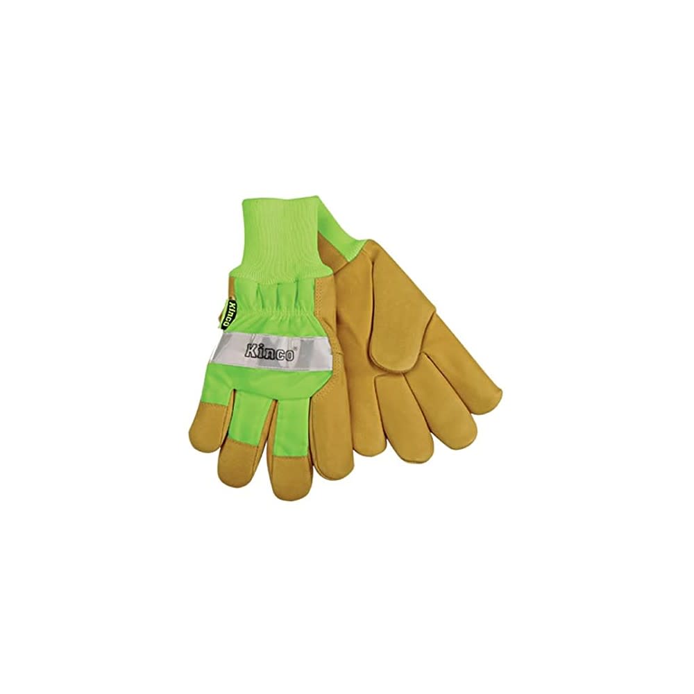 Kinco Hi-Vis Green Grain Pigskin Palm - Ascmtools