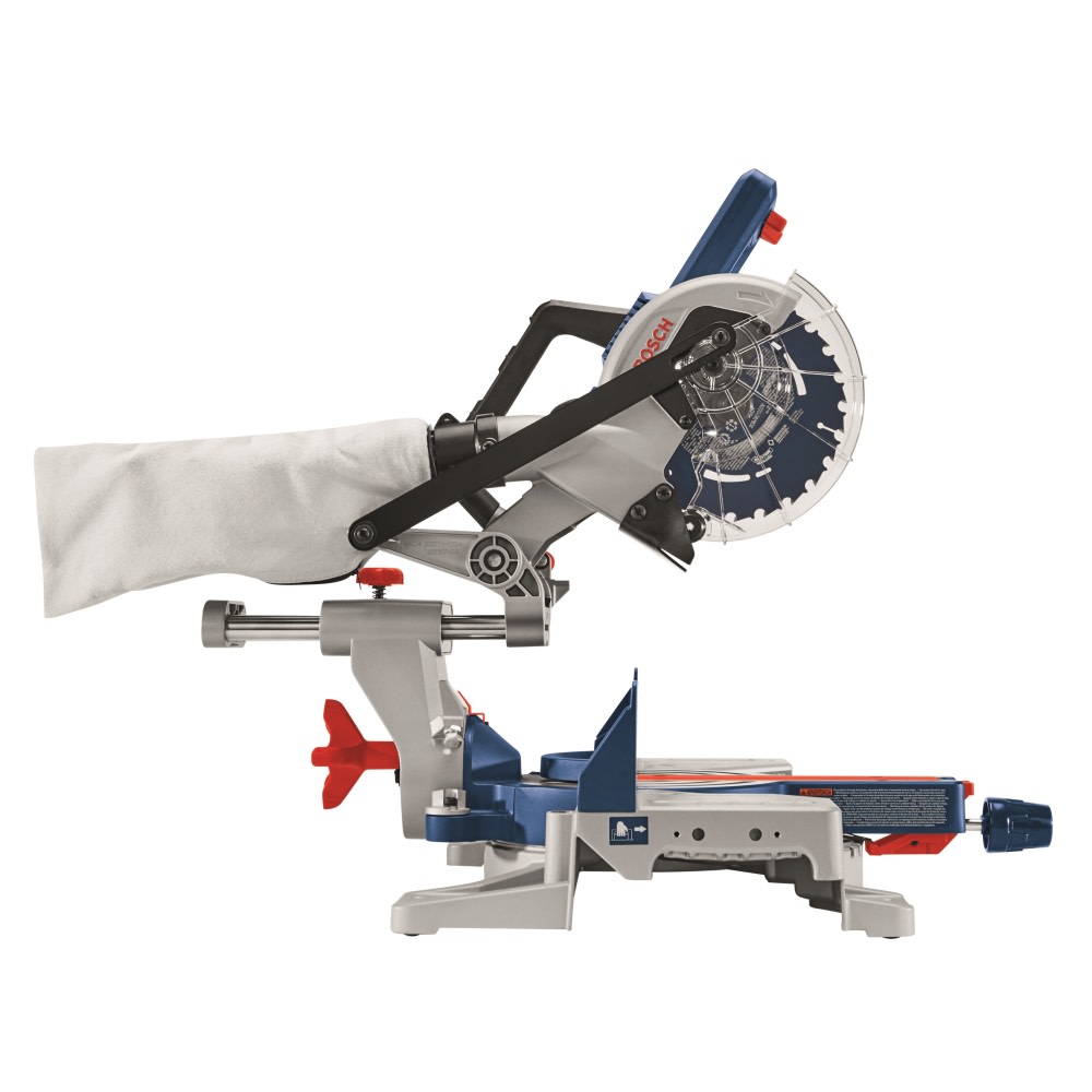 Bosch PROFACTOR 18V Surgeon Miter Saw Kit 7 1/4″ Single Bevel Slide with CORE18V 8.0 Ah PROFACTOR Performance Battery - Ascmtools