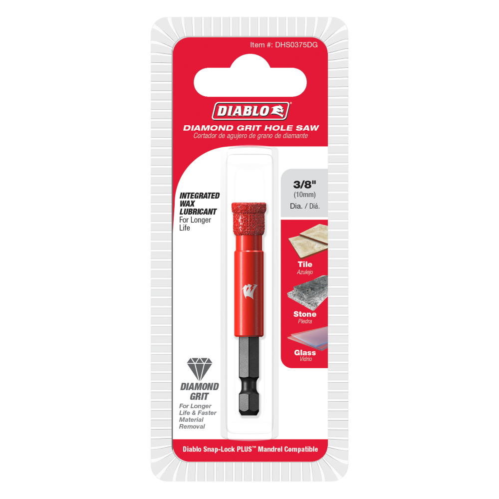 Diablo Tools 3/8″ Diamond Grit Hole Saws - Ascmtools