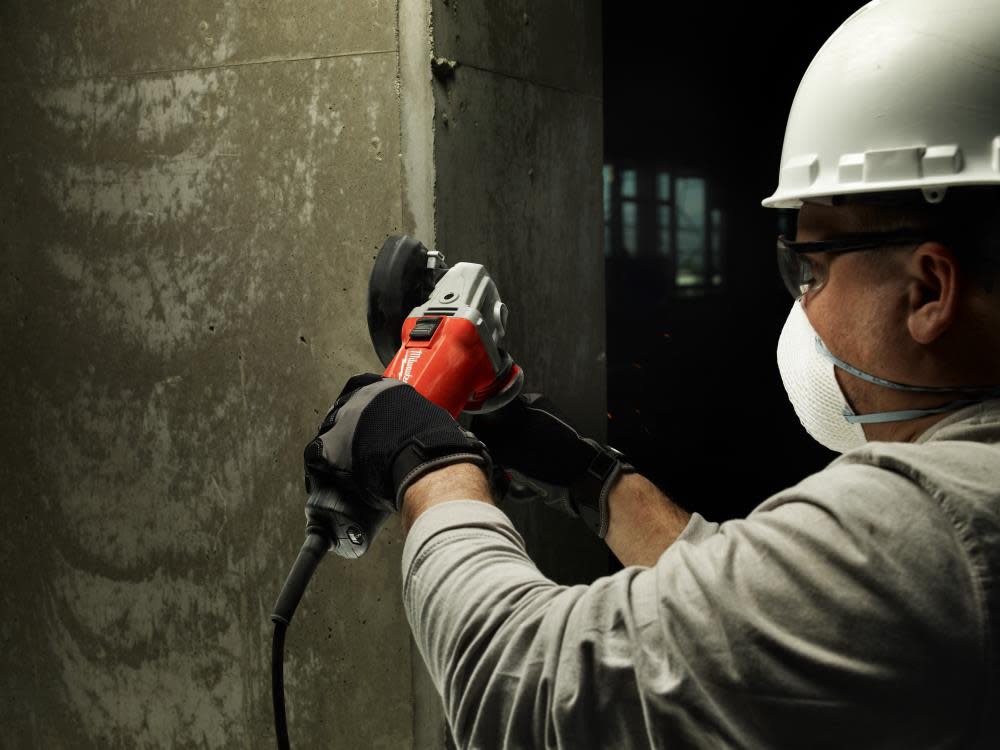 Milwaukee 13 Amp 5 In. Small Angle Grinder Slide Lock-On - Ascmtools