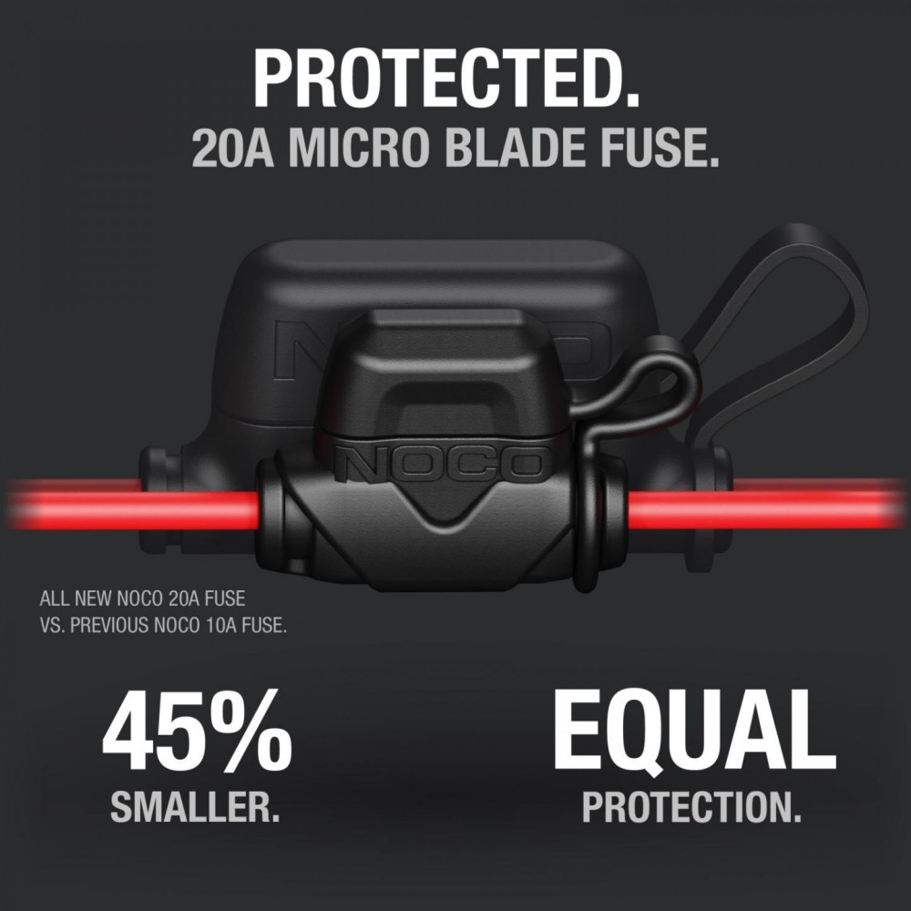 Noco 12V 15A Adapter Plug with 3/8″ Eyelet Terminals - Ascmtools