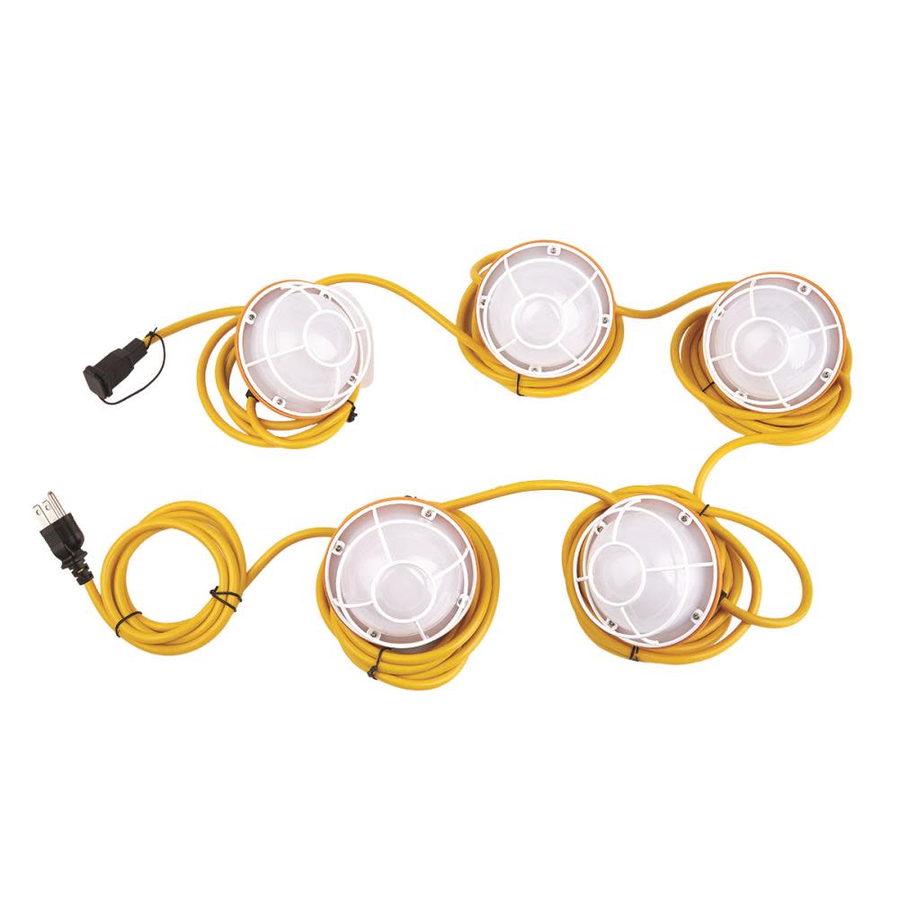 Voltec LED Temporary Light String 50′ 12500 Lumen 95 Watt - Ascmtools