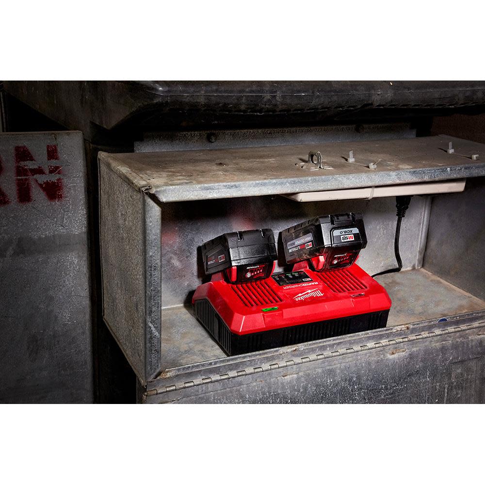 Milwaukee M18 Dual Bay Simultaneous Rapid Charger - Ascmtools