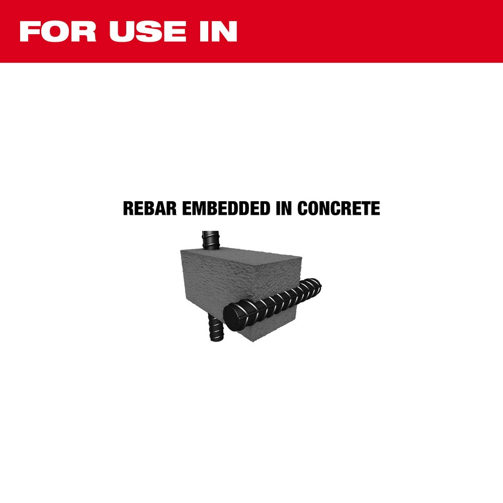 Milwaukee SDS PLUS 13/16″ X 12″ Rebar Cutter - Ascmtools