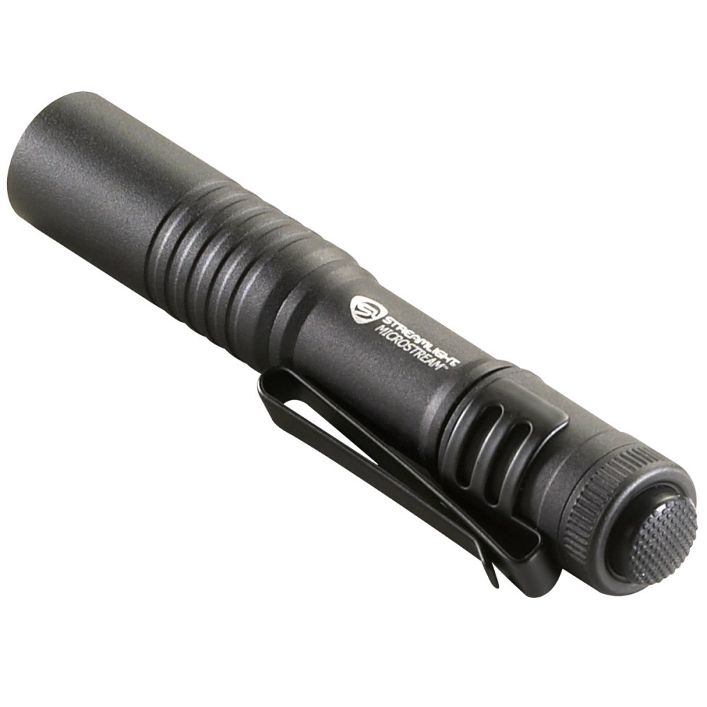 Streamlight Flashlight Black C4 LED 1AA Microstream Handheld - Ascmtools