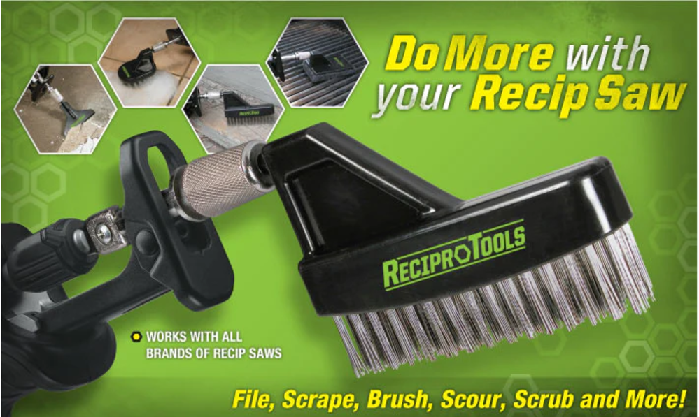 Reciprotools Recipro Universal Adapter for Reciprocating Saws - Ascmtools