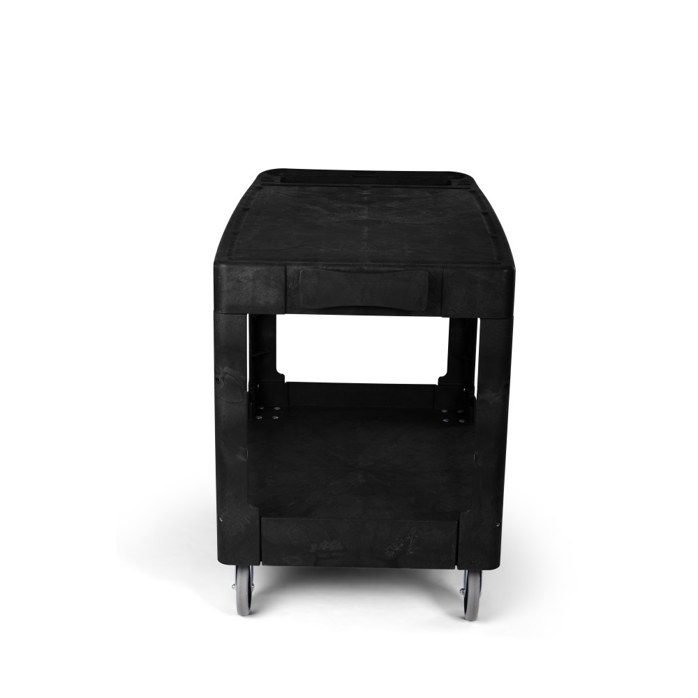 Toter Material Handling Utility Cart with Flat Top and Straight Handle - Ascmtools