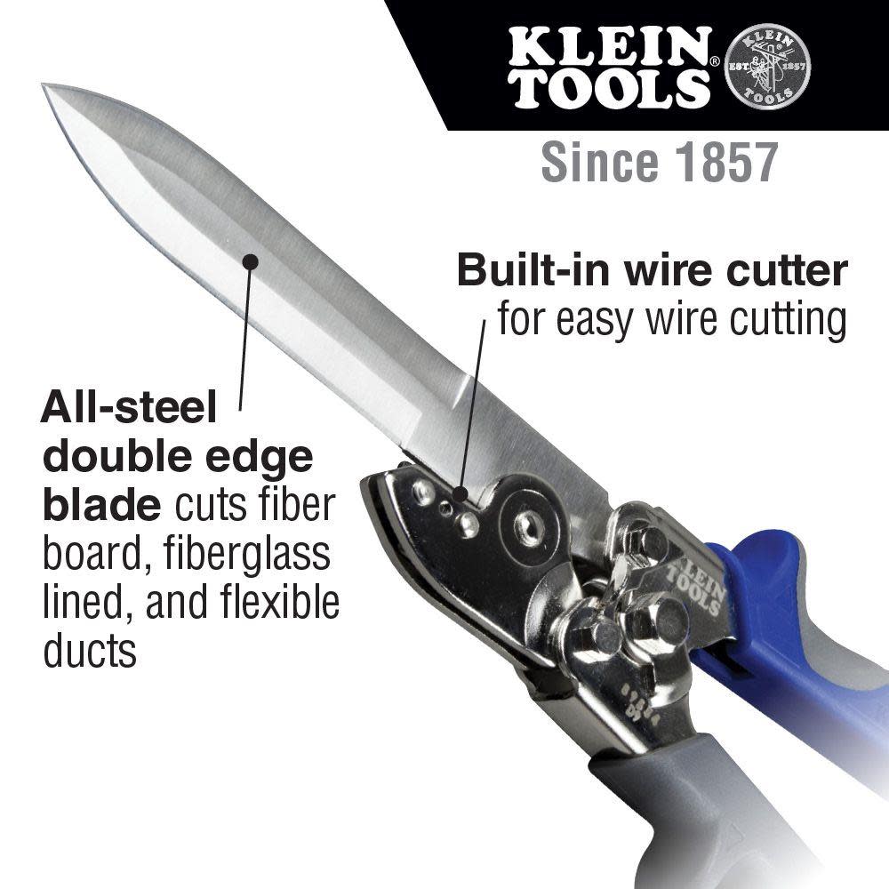 Klein Tools Duct Cutter with Wire Cutter - Ascmtools