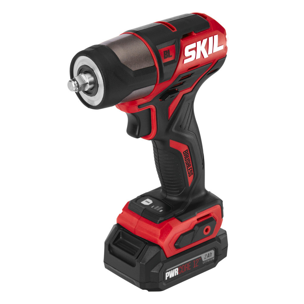 SKIL PWRCORE 12 Brushless 12V 3/8” Impact Wrench Kit - Ascmtools