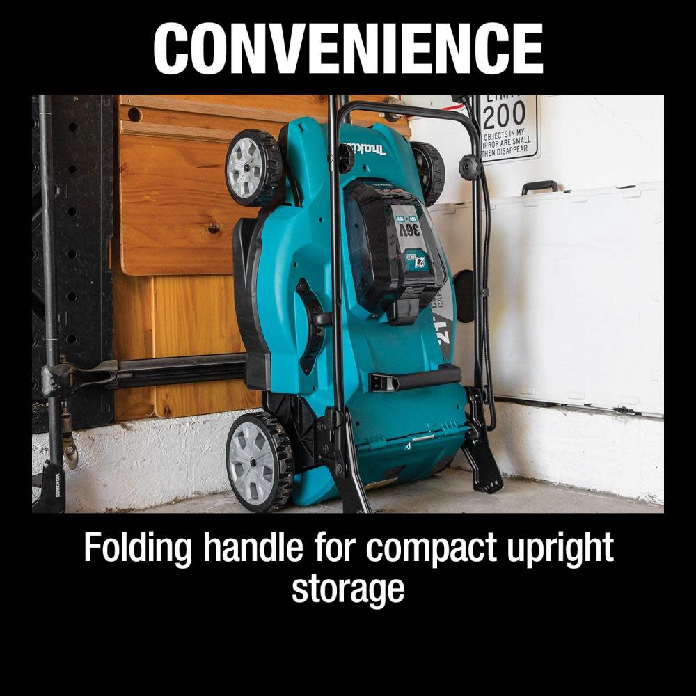 Makita 36V (18V X2) LXT 21″ Lawn Mower Kit with 4 Batteries - Ascmtools