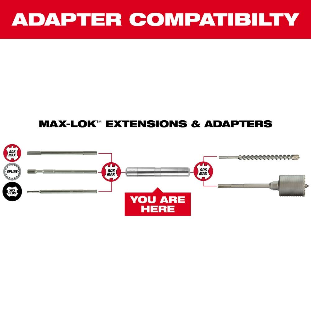 Milwaukee Max-Lok Connection Adapter - Ascmtools
