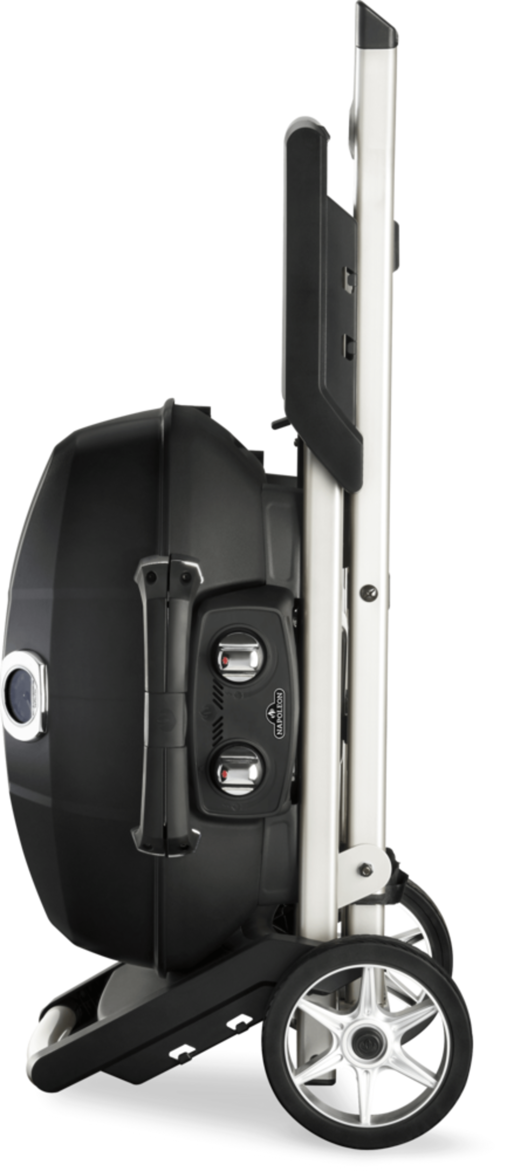 Napoleon TravelQ PRO285X Portable Propane Gas Grill with Scissor Cart Black - Ascmtools