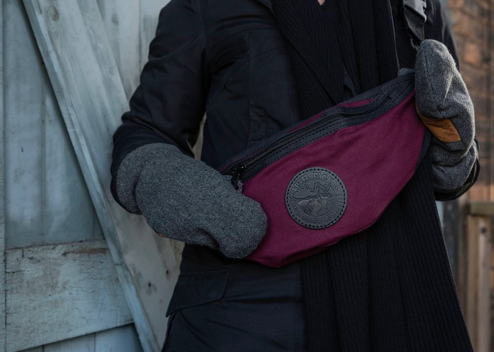 Duluth Pack 4 Liter Capacity Burgundy Large Fanny Pack - Ascmtools