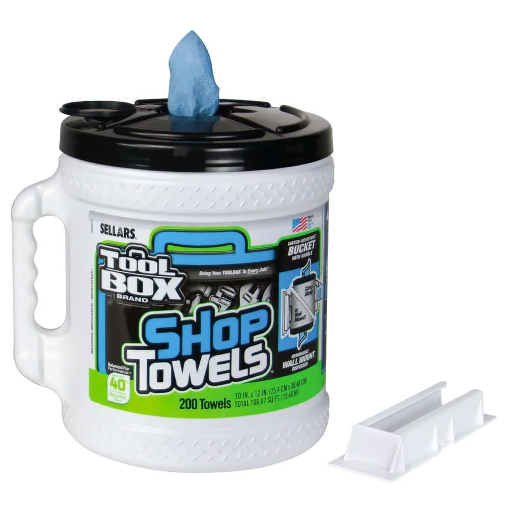 Sellars Blue Shop Towel Big Grip R Bucket - Ascmtools