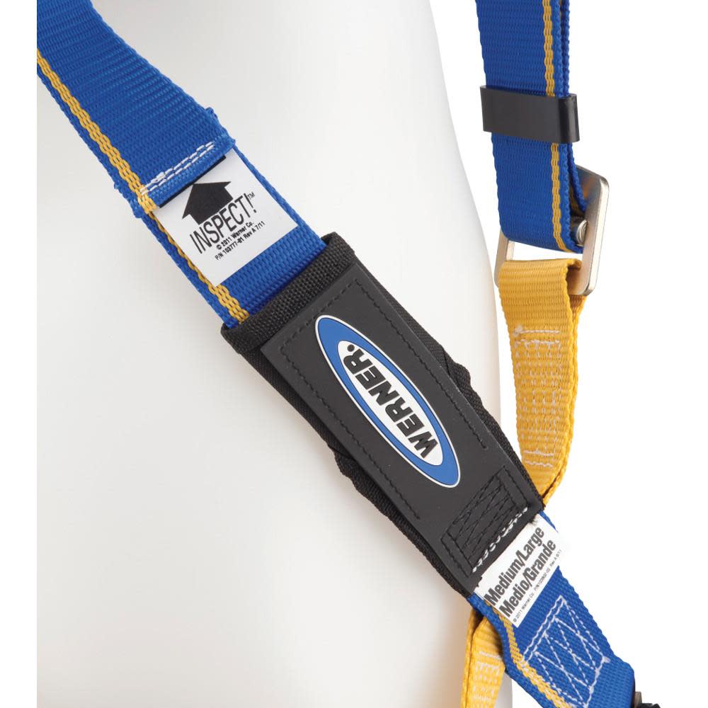 Werner Blue Armor Standard (1 D Ring) Harness (XL) - Ascmtools