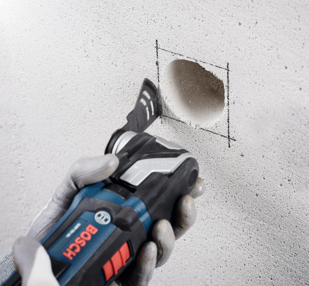 Bosch 2-1/8 In. StarlockPlus Oscillating Multi-Tool 2-in-1 Dual-Tec Grout and Abrasive Blade - Ascmtools