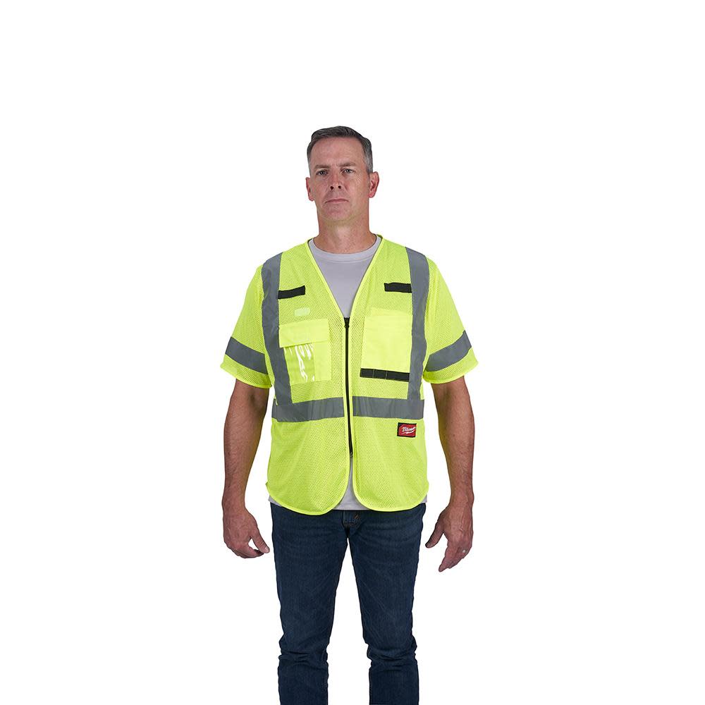 Milwaukee High Vis Safety Vest Class 3 Mesh - Ascmtools