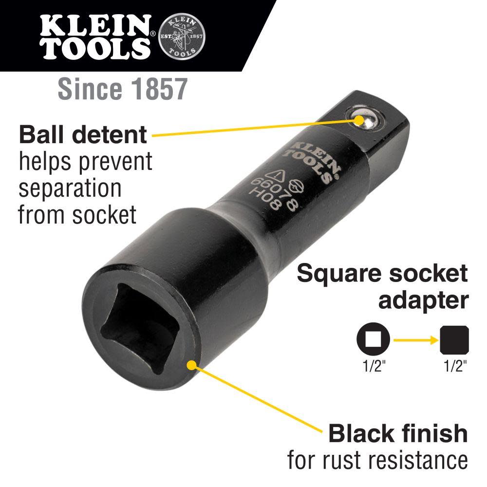 Klein Tools Large Flip Socket Adapter - Ascmtools