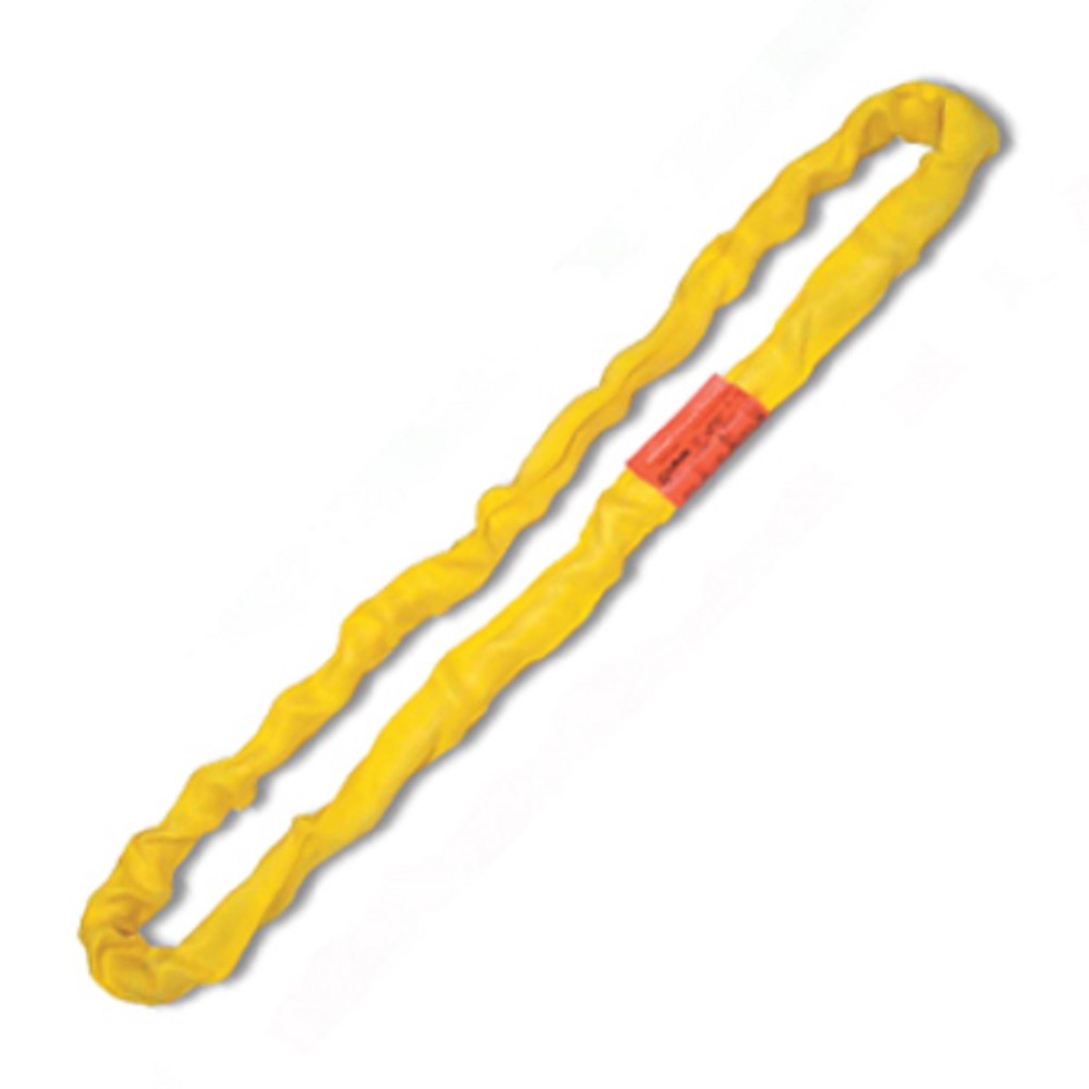 Lift-All 8 Ft. Yellow Endless Tuflux Poly Roundsling - Ascmtools