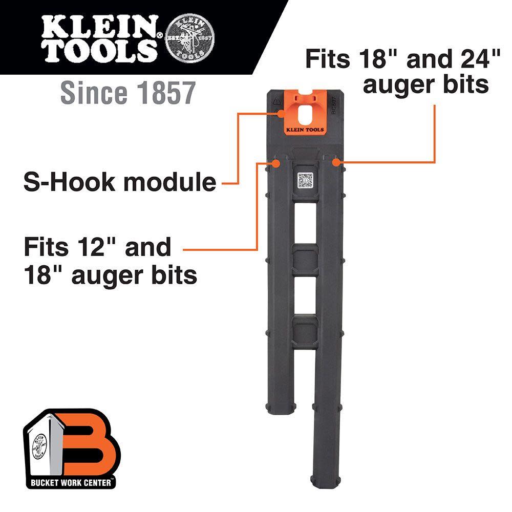 Klein Tools Auger Bit Storage Module S Hook - Ascmtools
