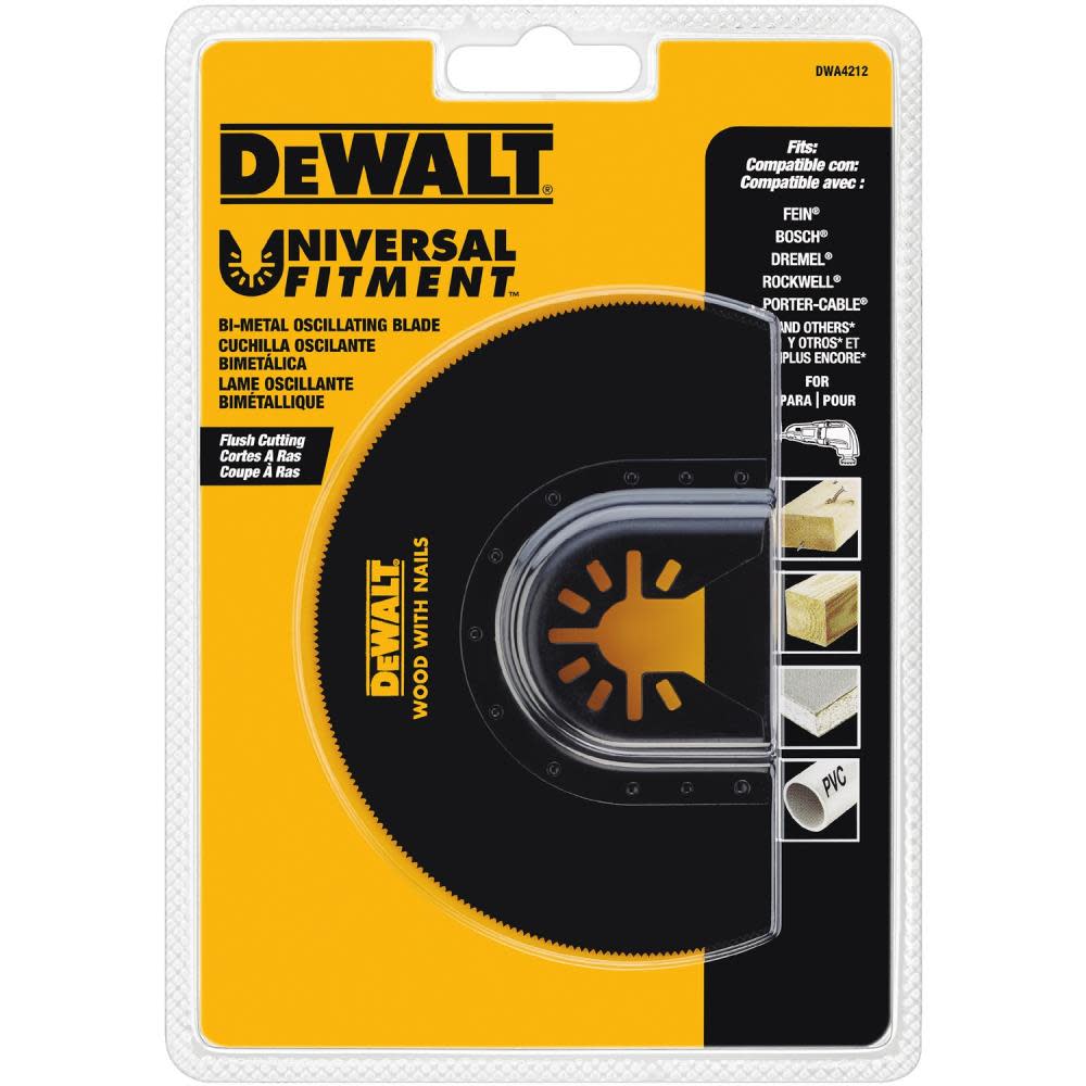 DEWALT Oscillating Flush Cut Blade - Ascmtools