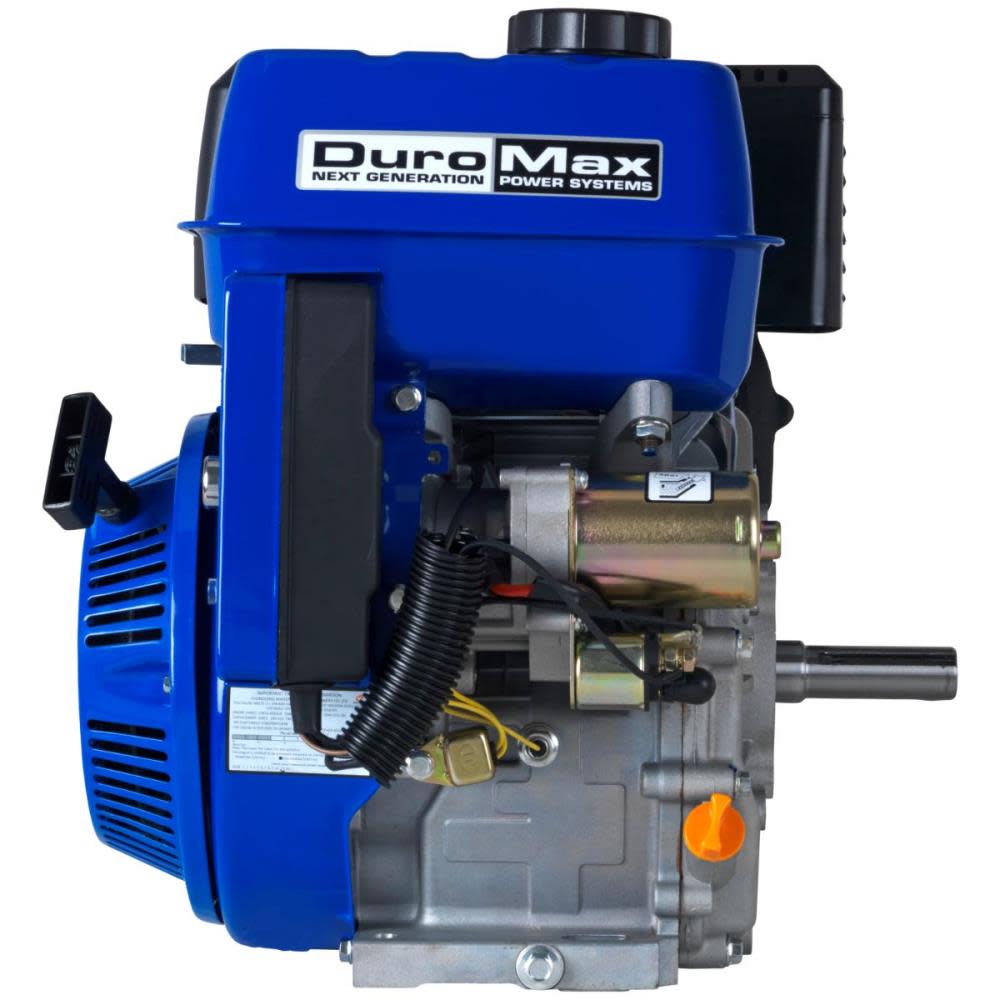 Duromax 440cc Gas 1-Inch Shaft Recoil Electric Start Engine - Ascmtools
