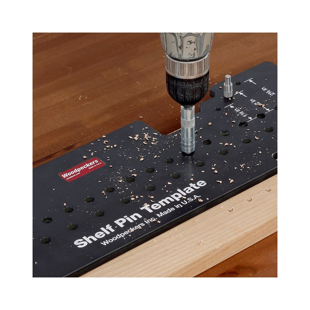 Make It Snappy Drill Bit 1/4″ HSS Twist Drill Shelf Pin Drill Guide - Ascmtools