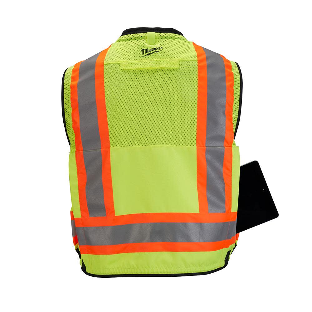 Milwaukee High Vis Surveyors Safety Vest Class 2 - Ascmtools