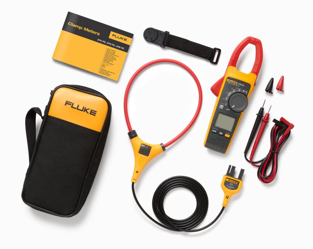 Fluke 376 FC True-RMS AC/DC Clamp Meter with iFlex - Ascmtools