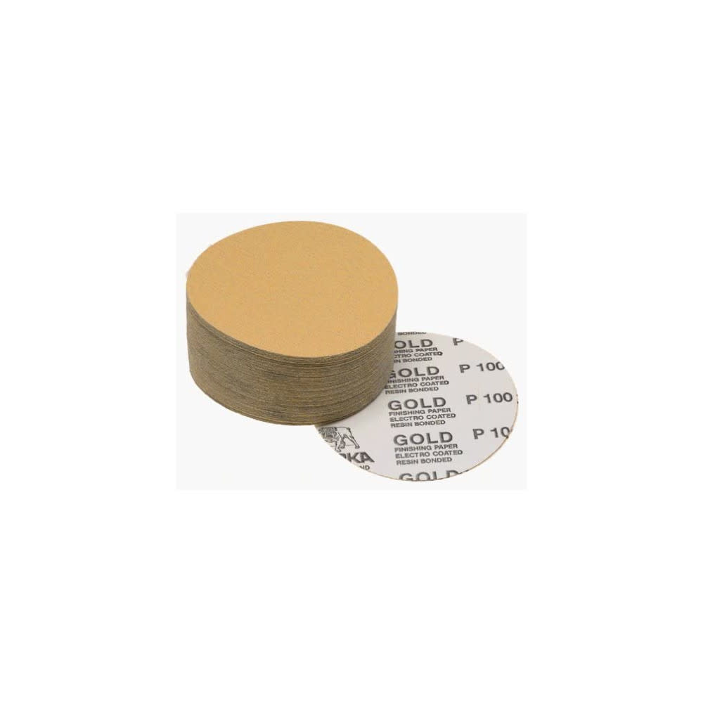 Mirka 5 In. 150 Grit Autobox No-Hole Adhesive Sanding Disc – 100/Box - Ascmtools