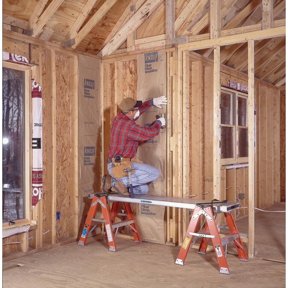 Werner 2 Ft. Type IA Fiberglass Twin-Step Stool - Ascmtools