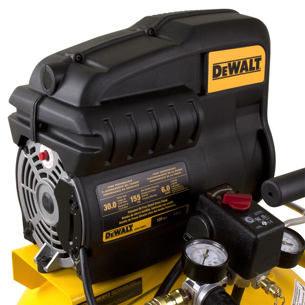DEWALT 30-Gallon Portable 155-PSI Electric Vertical Air Compressor - Ascmtools