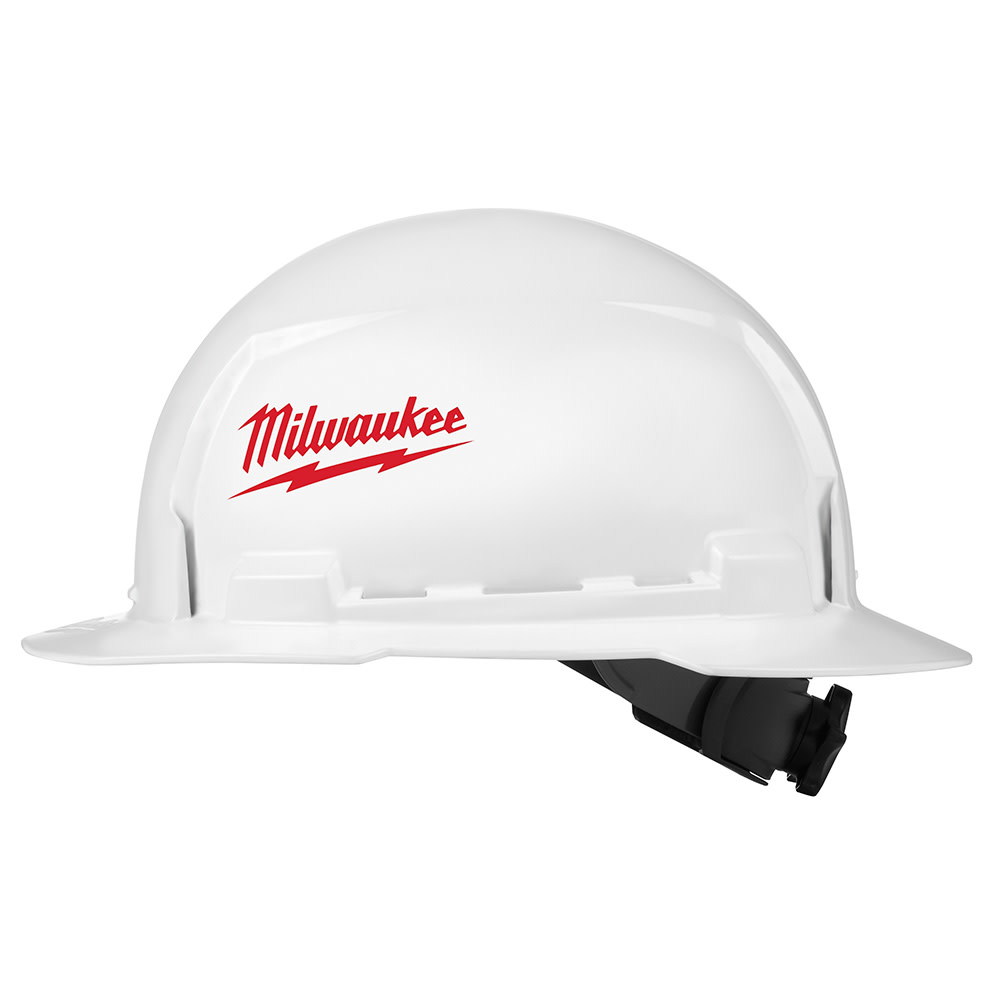 Milwaukee Full Brim Hard Hat with BOLT Accessories Type 1 Class E - Ascmtools