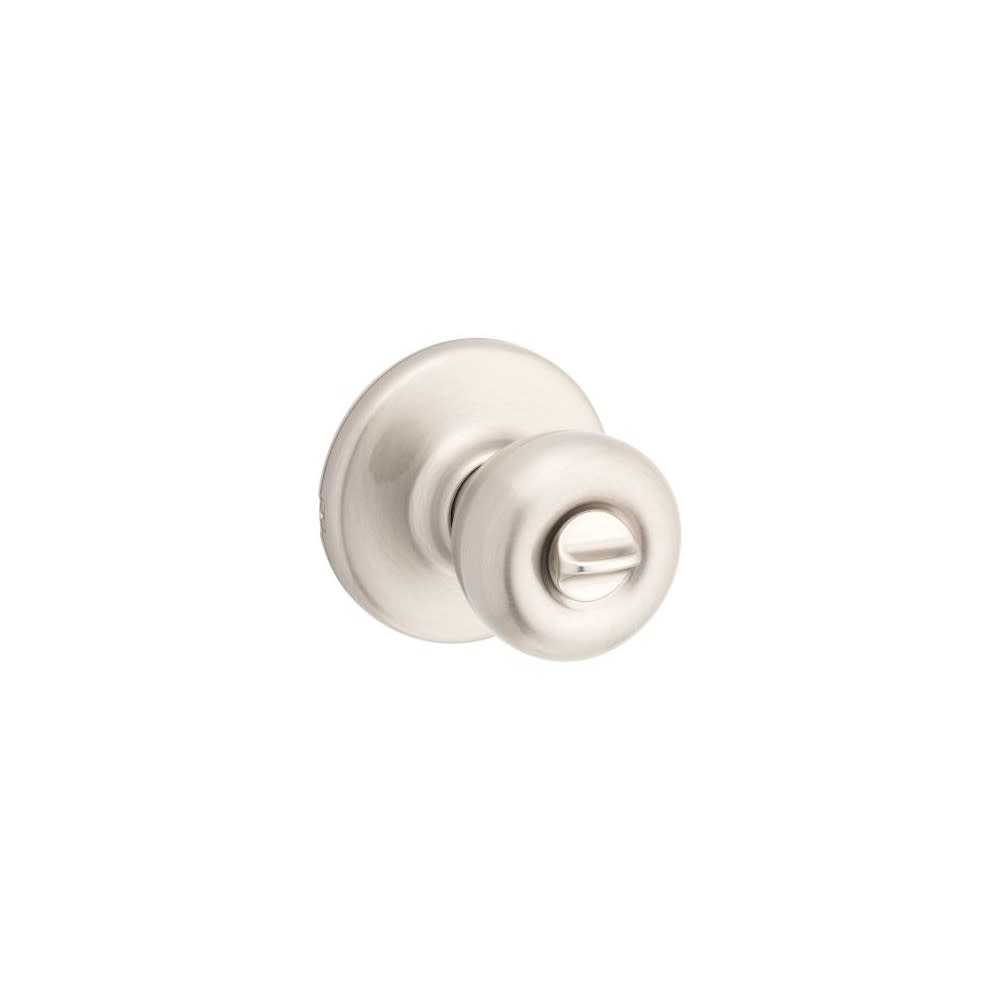 Kwikset Satin Nickel Bed/Bath Tylo Privacy Door Knob - Ascmtools