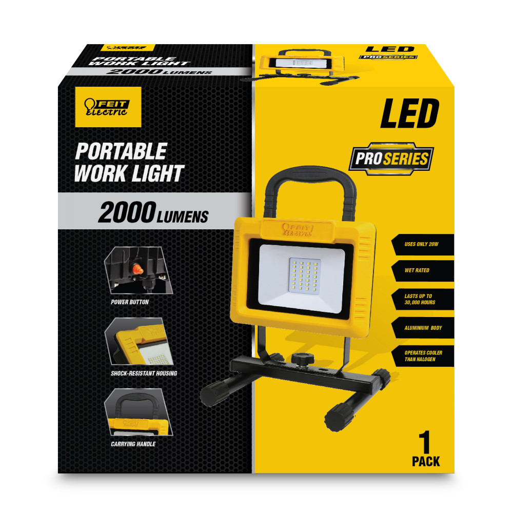 Feit Electric 20W 2000 Lumens Pro Series Plug-In LED Worklight - Ascmtools