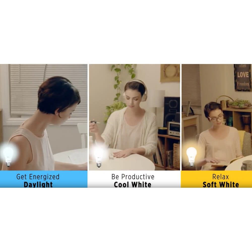 Feit Electric 60W IntelliBulb ColorChoice A19 Dimmable LED Bulb - Ascmtools