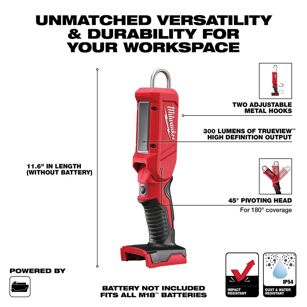 Milwaukee M18 LED Stick Light - Ascmtools
