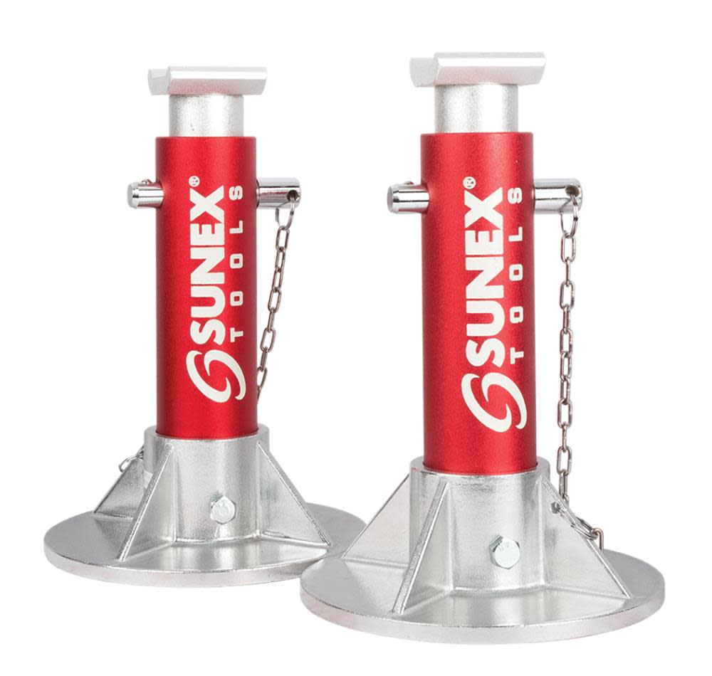 Sunex 3 Ton Aluminum Jack Stand Pin Style - Ascmtools