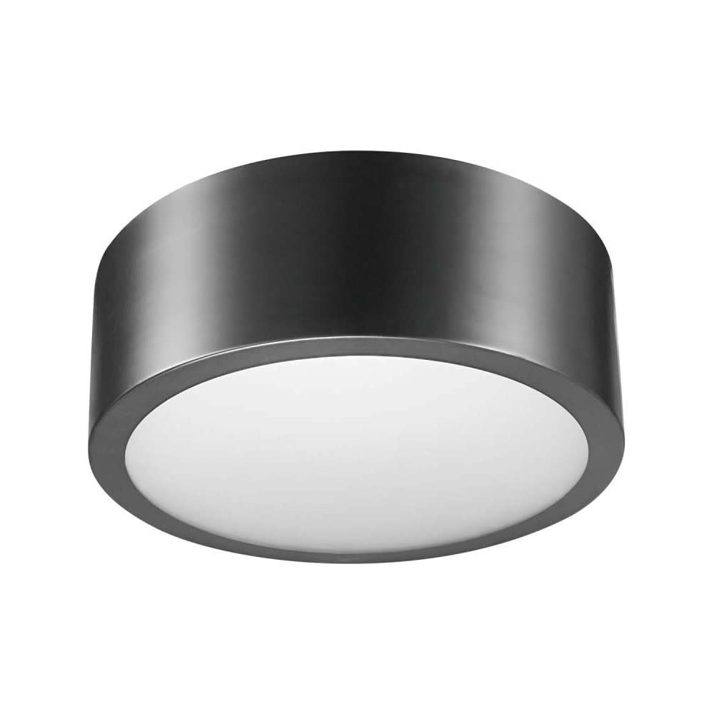 Globe Electric Edinburg Integrated LED Ceiling Light Black Iron - Ascmtools