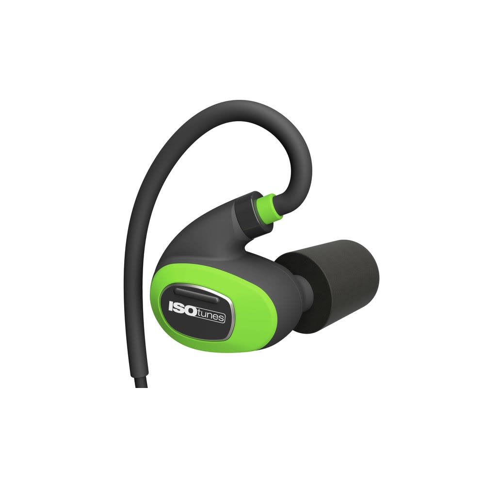 ISOtunes Haven TechPRO 2.0 Bluetooth Earbuds Safety Green 27 dB - Ascmtools