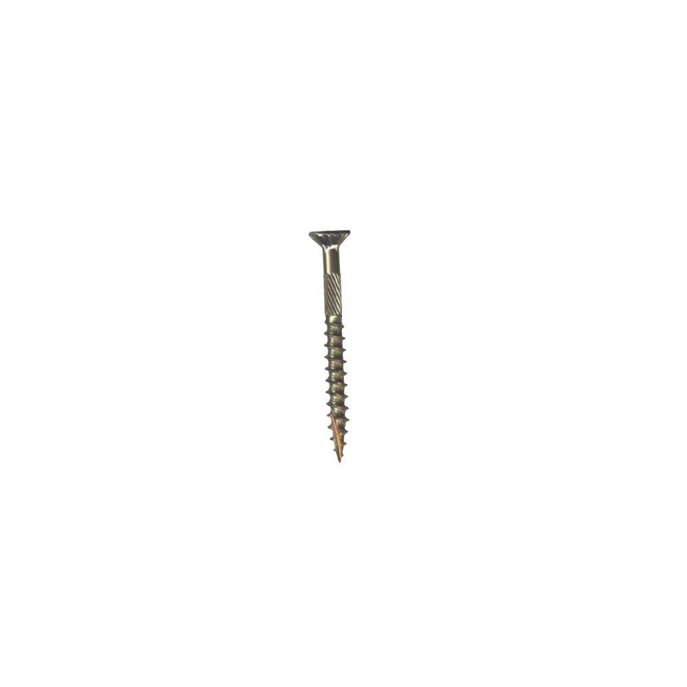 Western Builders Supply 4 In. Zinc Coated Flat Head Gold Interior Structural Wood Screw - Ascmtools