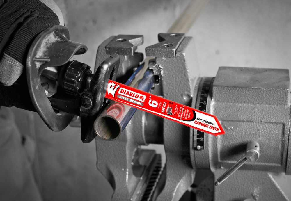 Diablo Tools 6″ Steel Demon Carbide Recip Blades for Thin Metal Cutting - Ascmtools