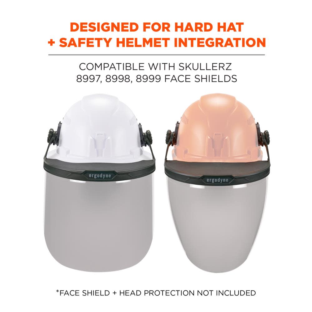 Ergodyne Gray Face Shield Adapter Frame Replacement - Ascmtools