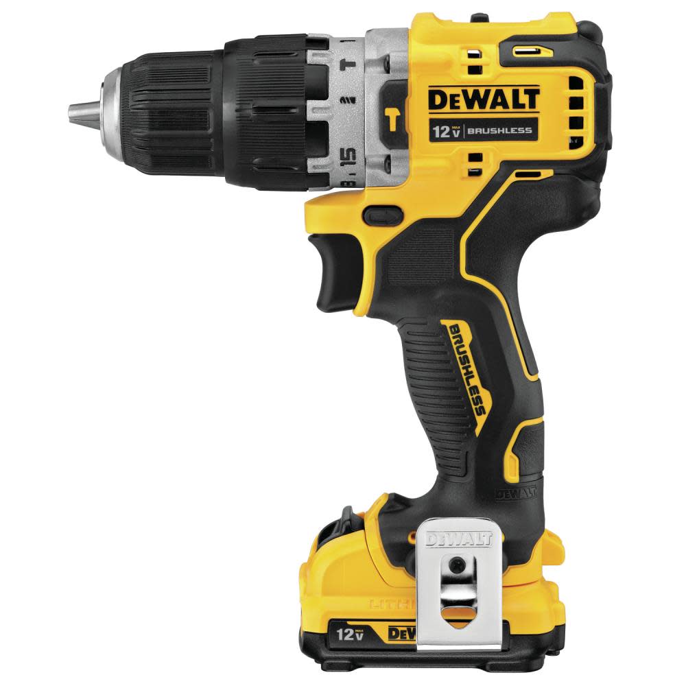 DEWALT XTREME 12V MAX Brushless 3/8 in. Cordless Hammer Drill Kit - Ascmtools
