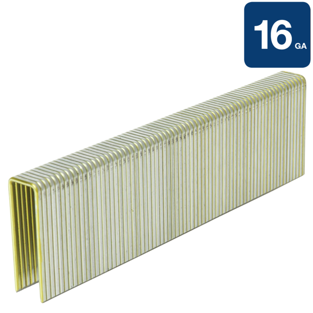 Metabo HPT 16 Gauge Galvanized Standard Crown Staples 7/16″ x 1 3/4″ 10000pk - Ascmtools
