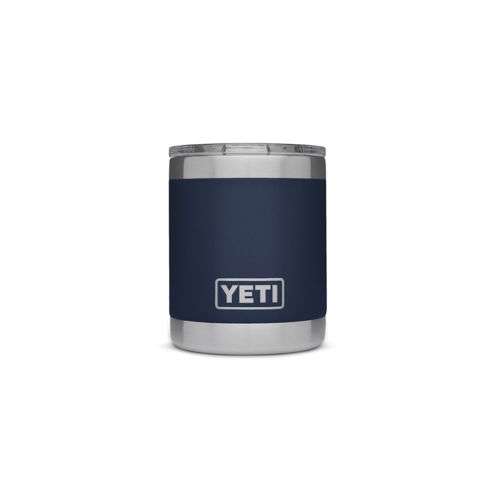 Yeti Rambler Lowball with MagSlider Lid 10oz Navy - Ascmtools